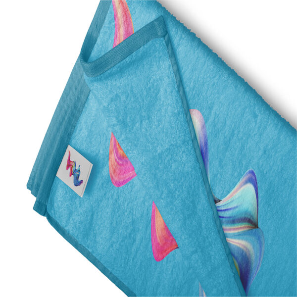 bedrukte handdoek